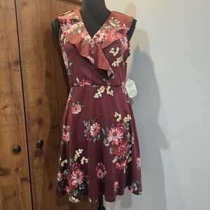 NWT Large Altar'd State Floral Skater Dress